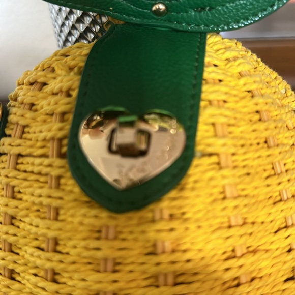 Pineapple straw betsey Johnson crossbody bag - Picture 3 of 11